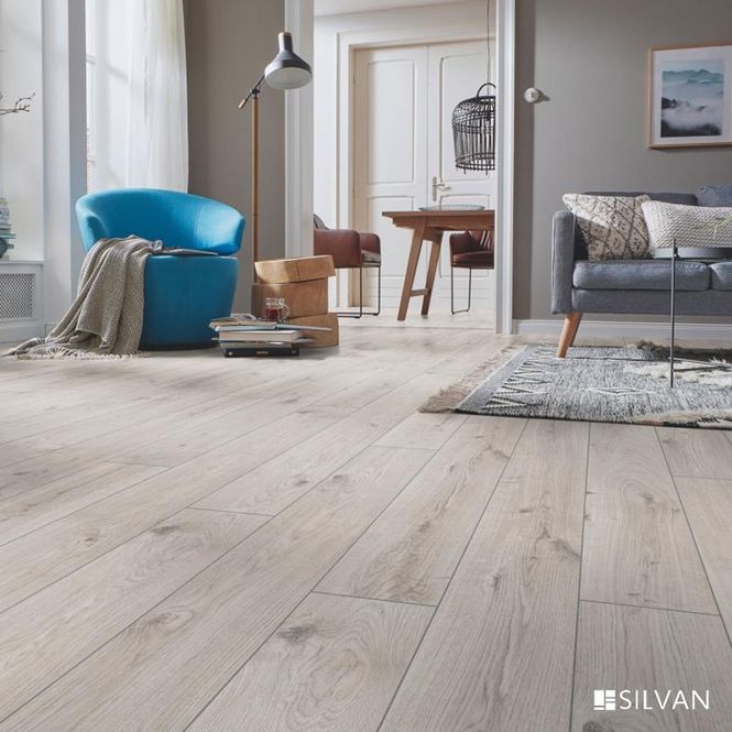 Hovedbilde Laminatgulv Mammut 3179 Everest Oak White